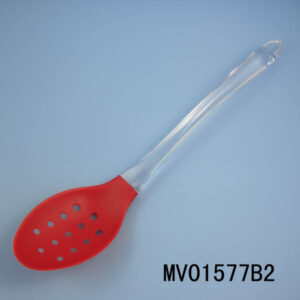 Transparent Handle Nylon Kitchen Tools/Slotted Spoon