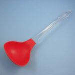 Transparent Handle Nylon Kitchen Tools/Soup Spoon