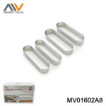 4PK  Cooking Pastry Ring Molds Color Box