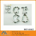 4Pcs 430# S/S Cookies Cutter