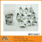 11Pcs 430# S/S Cookies Cutter In Pvc Box