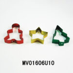 3Pcs S/S Cookie Mould