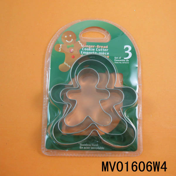 MV01606W4 3Pcs Little People Cookie Mould