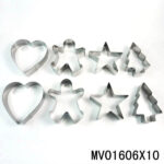 8 Pcs S/S Cookies Mould
