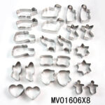 24Pcs S/S Cookies Mould