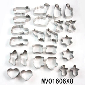 24Pcs S/S Cookies Mould