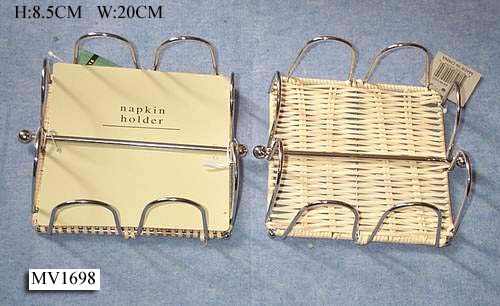 MV01698 Dinner Cloth Holder W/Intertexture Bottom