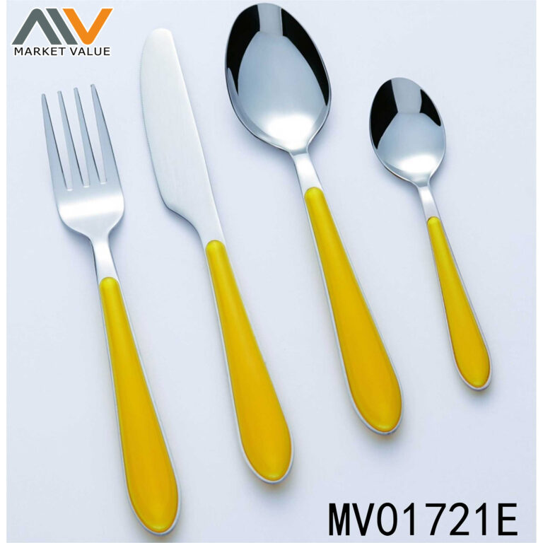 4Pcs Full Tang Cutlery Set With Ps Handle