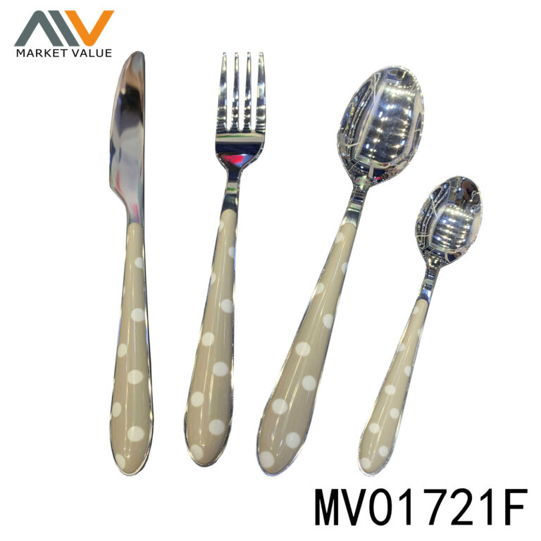 4Pcs Full Tang Cutlery Set With Ps Handle