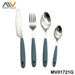 4Pcs Full Tang Cutlery Set With Ps Handle