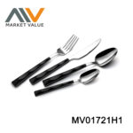 4Pcs Cutlery Set Mirror Finish Tire Card