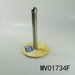 Tissue Holder With Oak Base Label(Paper Towle)