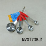 Sets Of 4Pcs Measuring Spoon With Silicone Handle