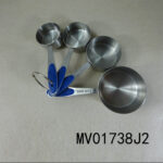 Sets Of 4Pcs Measuring Cup With Tpr Handle