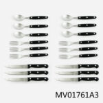 18Pcs Cutlery Set(Stead Knife/Tea Spoon/Fork)
