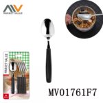 Set Of 6 Pcs Stainless Steel Tea Spoon With Pp Handle