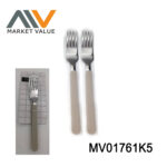 Sets Of 2Pc Dinner Fork With Pp Handle