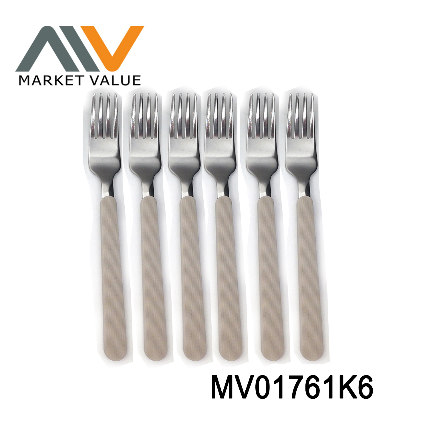 MV01761K6 Set Of 6Pc Fork Pp Handle