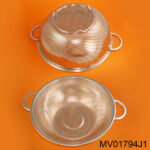 28Cm Round Stainless Steel Fruit Basket