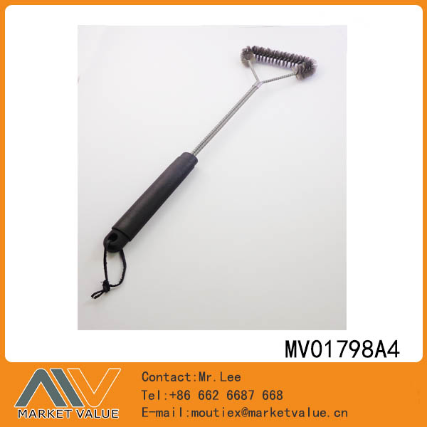 MV01798A4 21"Bbq Brush W/Long Handle