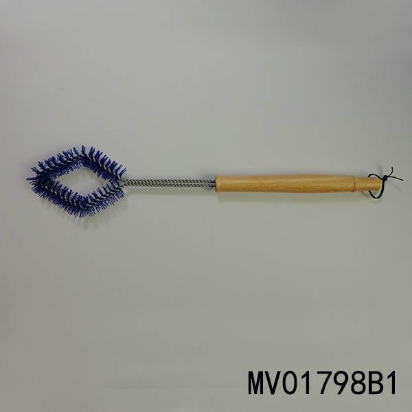 Bbq Brush Wooden Handle