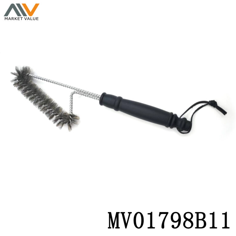 13"Bbq Brush Steel Tail With Handle