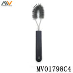 Bbq Cleaning Brush With Plastic Handle，Tag