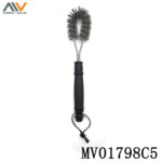 Bbq Cleaning Brush With Plastic Handle，Tag