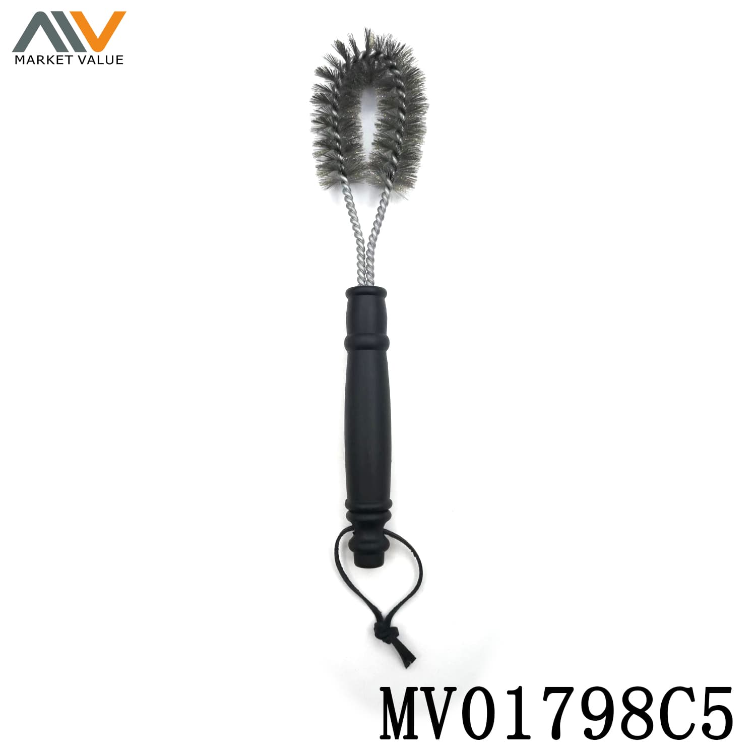 MV01798C5 Bbq Cleaning Brush With Plastic Handle,Tag