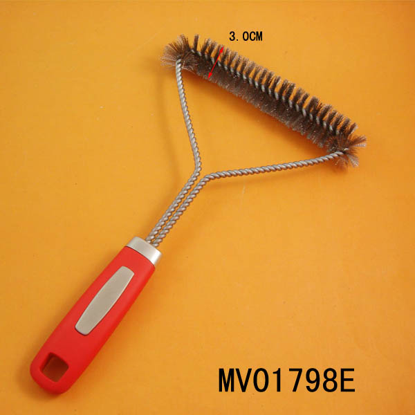 MV01798E 11.5"Bbq Brush W/Rubber Handle