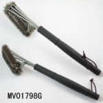 18"Bbq Brush W/Plastic Long Handle Tag