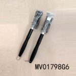 2Pcs Wire Bbq Clean Brush With Pp Handle，T/C