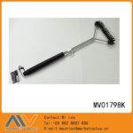 21.3" Bbq Cleaning Brush With Plastic Long Handle