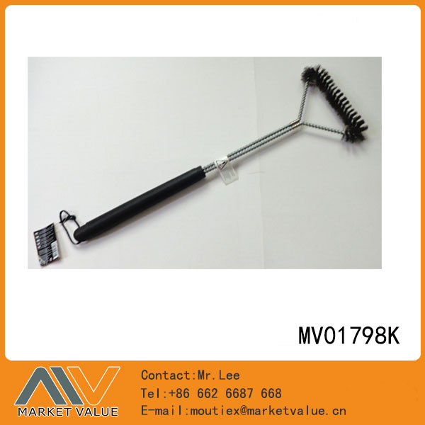 MV01798K 21.3" Bbq Cleaning Brush With Plastic Long Handle