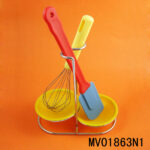Butter Knife And Egg Beater W/ Stand In Colour Box