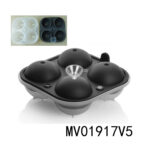 Silicone + Pe Tray Ice Grid With Funnel