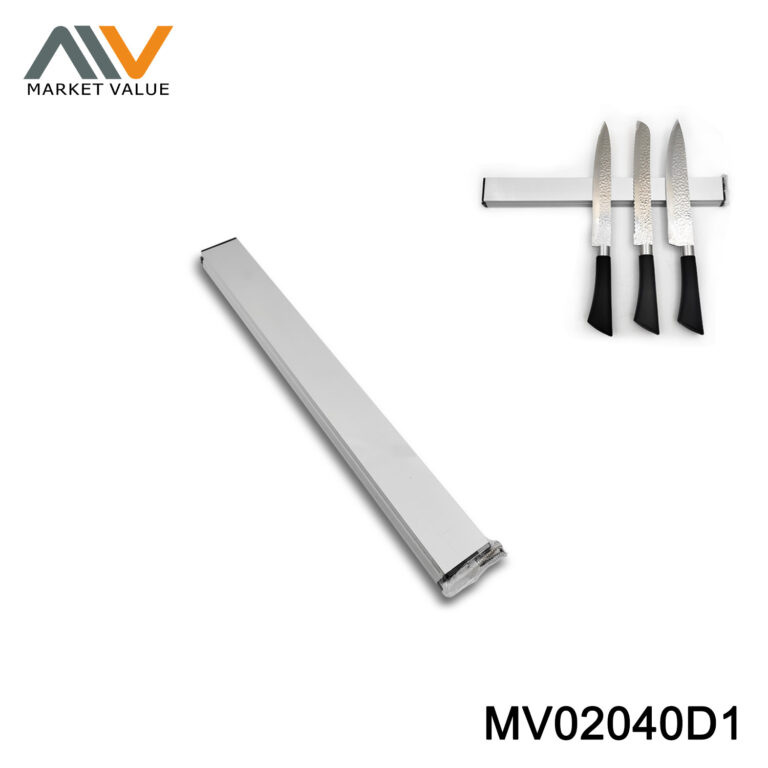 Aluminium Magnet Knife Holder Silver Colour Db