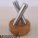 2Pc S.S Cocoa Powder Tube Set In Pvc Box
