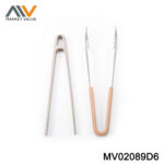 Brown Food Tongs Set