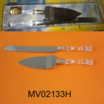 Cake Server Set With Transparent Handle