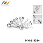10PC Measuring Spoons Set With Measuring Ruler