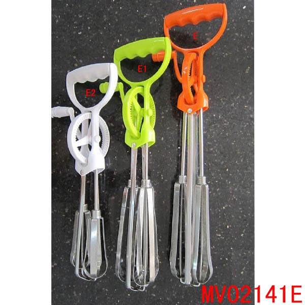 MV02141E 14"S/S Egg Beater With Plastic Handle