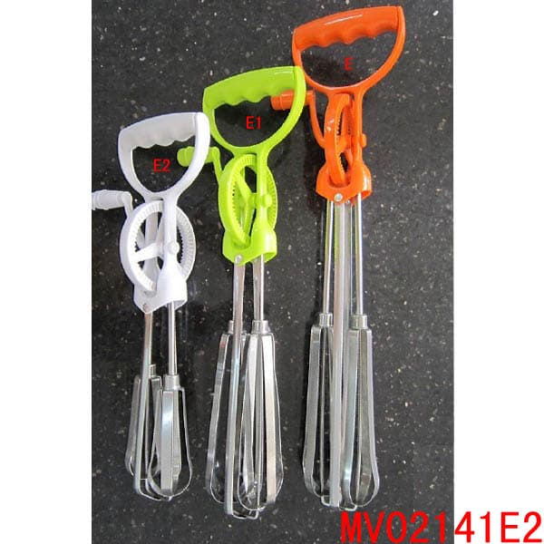 MV02141E2 10" S/S Egg Beater With Plastic Handle