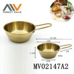 600Ml SS Noodle Bowl Rice Wine Bowl