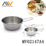 600Ml SS Noodle Bowl Rice Wine Bowl