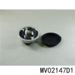 15X15Cm S.S. Salad Bowl With Plastic Cover