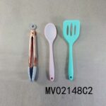 Set Of 3Pcs Mini Silicone Cooking Tools