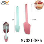 2Pcs Silicone Spatula With Pp Handle