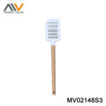 SILICONE SCRAPER  Beech Handle TC