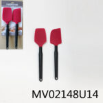 2Pcs Silicone Spatula With Pp Handle Set